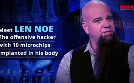 Meet Len: The offensive hacker with 10 microchips implanted in his body