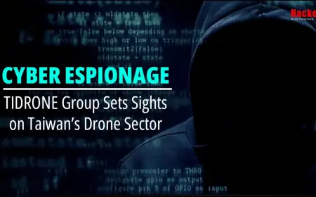 Cyber Espionage: TIDRONE Group Sets Sights on Taiwan’s Drone Sector