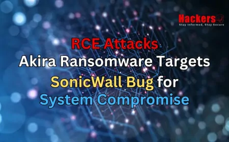 RCE Attacks: Akira Ransomware Targets SonicWall Bug for System Compromise