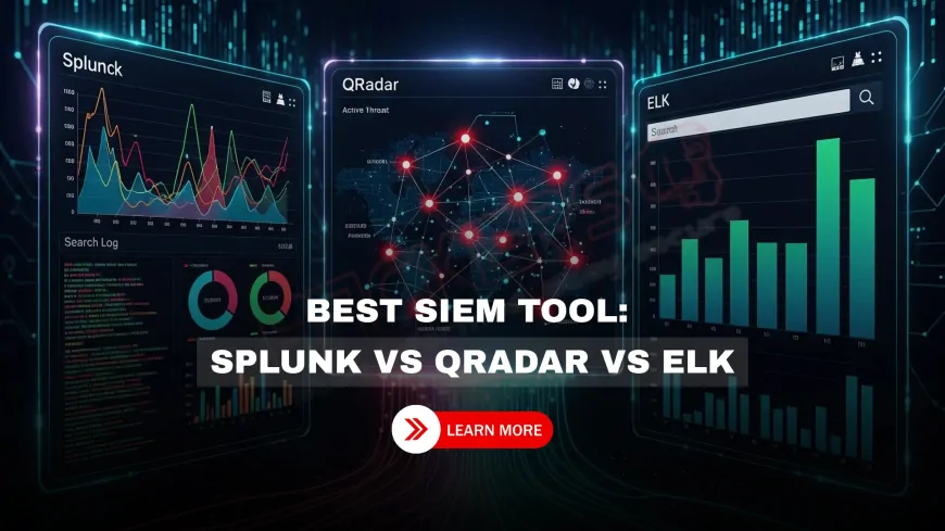 Which SIEM Tool Is Best: Splunk vs. QRadar vs. ELK Stack?