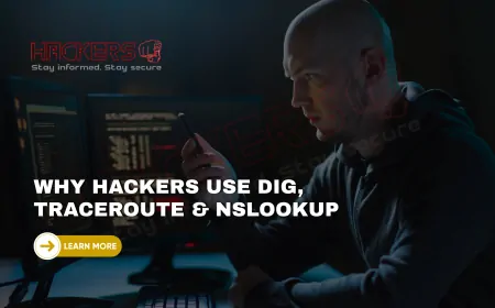 Why Ethical Hackers Rely on dig, traceroute, and nslookup