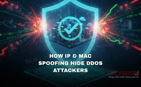 How Do IP Spoofing and MAC Spoofing Hide a DDoS Attacker?