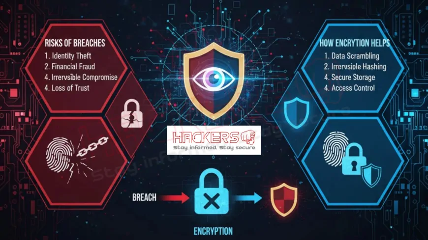 What Are the Risks of Biometric Data Breaches, and How Does Encryption Help?