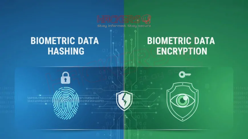 How Does Hashing Differ from Encryption in Biometric Data Protection?