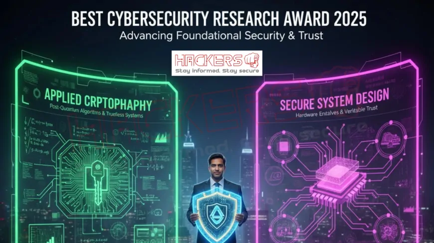 Who Won the Best Cybersecurity Research Award in 2025?