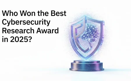 Who Won the Best Cybersecurity Research Award in 2025?
