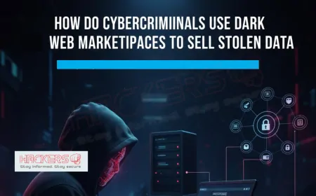 How Do Cybercriminals Use Dark Web Marketplaces to Sell Stolen Data in 2025?