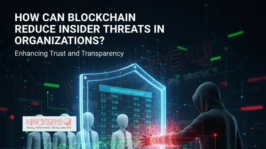 How Can Blockchain Reduce Insider Threats in Organizations?